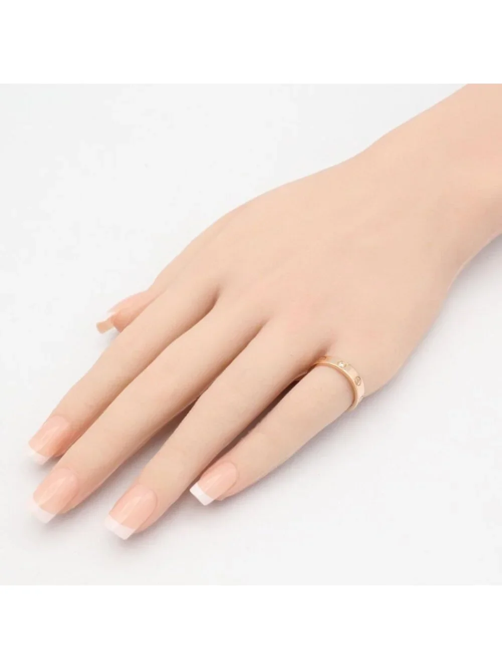 Cartier Ring Mini Love 18k Pink Gold Diamond